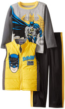 Load image into Gallery viewer, DC Comics Boys' 3 Piece Batman Vest Set
