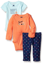 Load image into Gallery viewer, Carter's Baby Girls' 3 Pc Back Art 126g365
