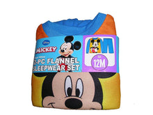 Load image into Gallery viewer, Mickey Mouse Infant Boys 2pc Flannel Pajamas Set
