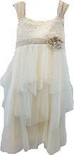 Load image into Gallery viewer, Biscotti Girls&#39; Wedding Belles Multi Flower Dress, Ivory (10)
