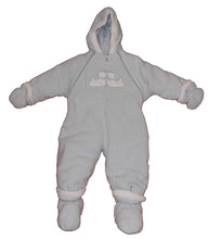 Load image into Gallery viewer, Baby Blass Light Blue Baby Bunting Size 24mos
