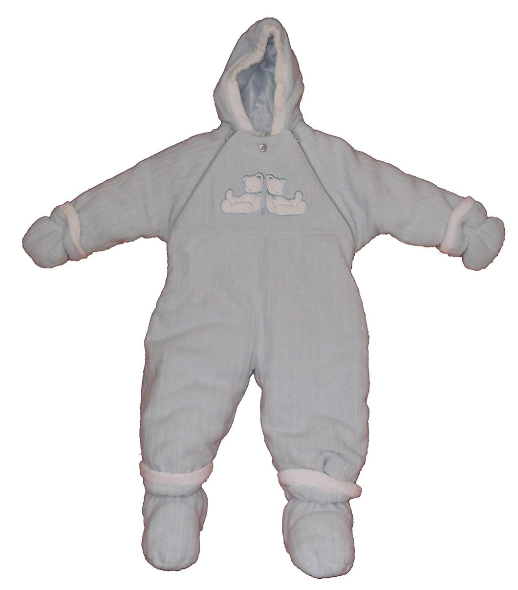 Baby Blass Light Blue Baby Bunting Size 24mos