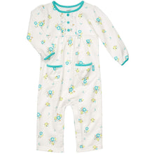 Load image into Gallery viewer, Carter's Infant Girls 1pc Flowered Cotton Jumpsuit
