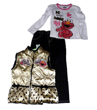 Load image into Gallery viewer, Elmo Baby-Girls Toddler 3pc Vest Set
