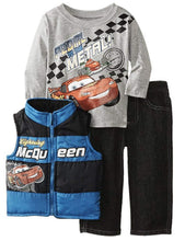 Load image into Gallery viewer, Disney Boys' Cars 3 Piece Nylon Vest Set

