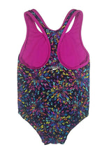 Load image into Gallery viewer, Speedo Big Girls' Youth Solid Splice Cross-Back One-Piece Swimsuit (6, Multicolor)

