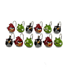 Load image into Gallery viewer, Angry Birds Shower Curtain Hooks
