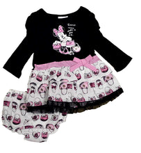 Load image into Gallery viewer, Disney Baby Girls' Minnie Mouse Infant Girls 2 Piece Dress Set (18 Months)
