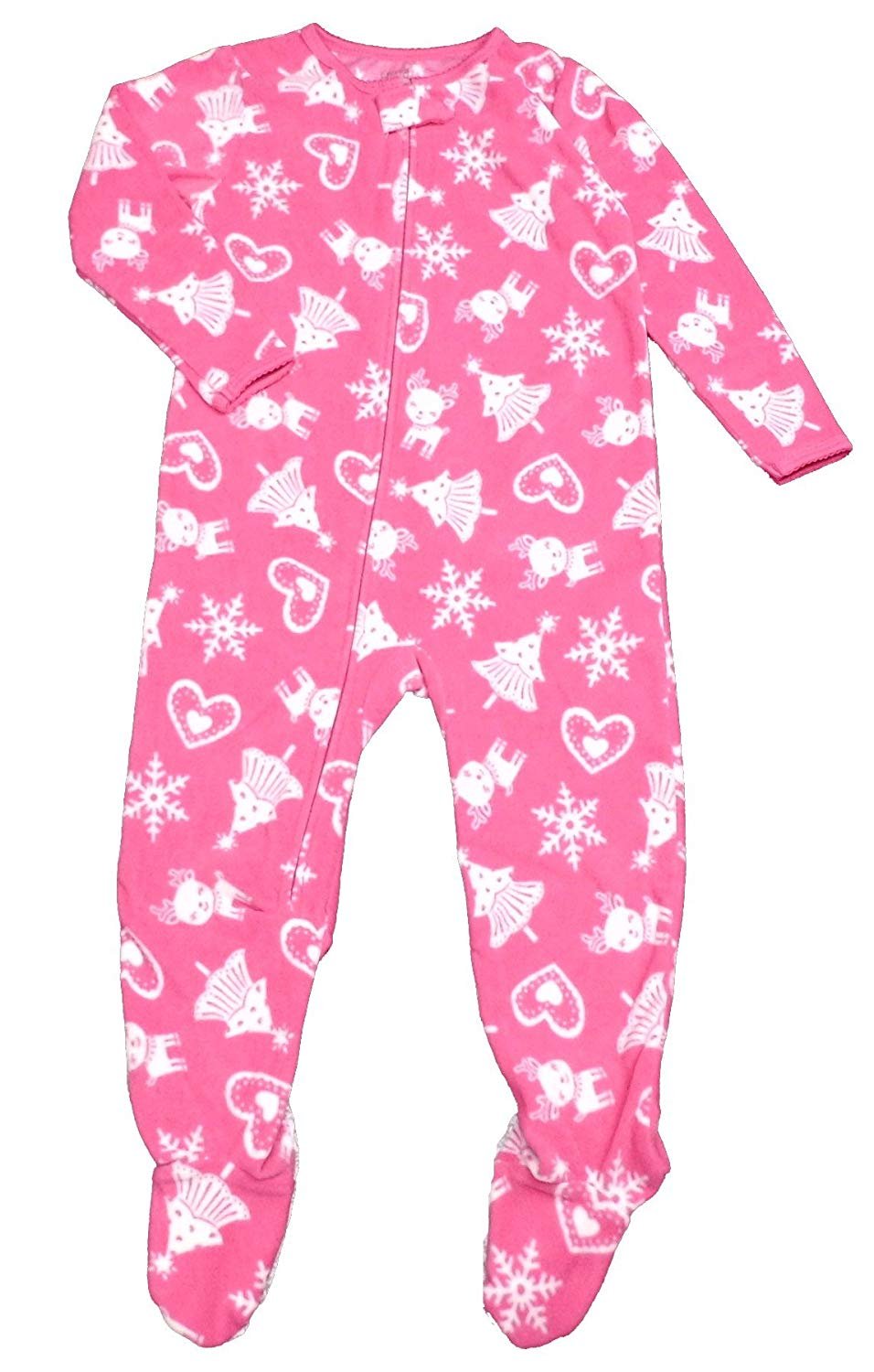 Carter's Child of Mine Made Baby Girls' Infant Microfleece Christmas Blanket Sleeper Pink