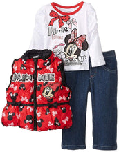 Load image into Gallery viewer, Disney Baby-Girls Minnie Mouse Vest Set (3 Piece)
