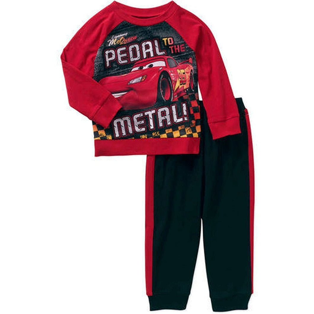 Disney Cars Little Boys' Toddler 2 Piece Fleece Set