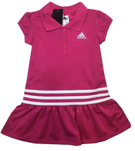 Load image into Gallery viewer, adidas Girl&#39;s Athletic 2 Piece Polo Dress Set
