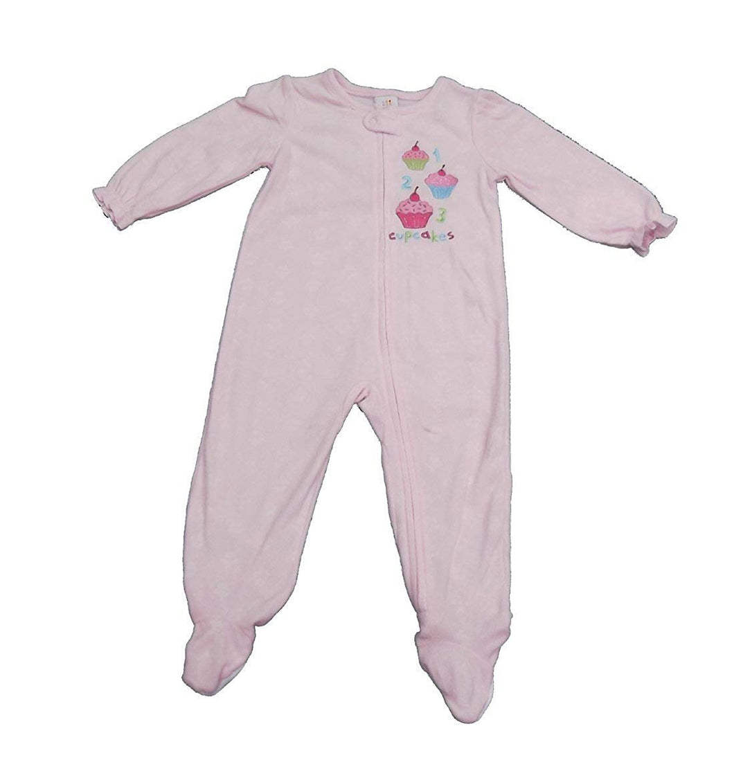 Absorba Little Girls' Toddler Girls Blanket Sleeper Cupcakes