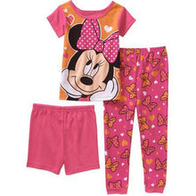 Load image into Gallery viewer, Disney Minnie Mouse 3pc Pajamas Set Little Girls' Toddler
