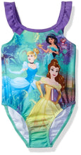 Load image into Gallery viewer, Disney Girls' Princess Swimsuit
