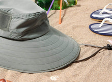 Load image into Gallery viewer, Sun Protection Zone Unisex Lightweight Adjustable Outdoor Booney Hat (100 SPF, UPF 50+)
