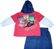 Load image into Gallery viewer, Disney Baby Boys' Cars Infant 2 Piece Fleece Hoodie Set
