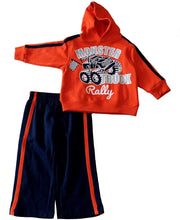 Load image into Gallery viewer, Little Rebels Baby-Boys Infant Two Piece Monster Fleece Hoodie Set
