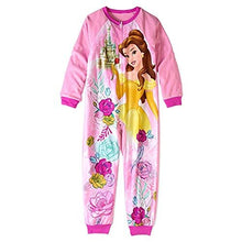 Load image into Gallery viewer, Disney Beauty and The Beast Princess Belle Little and Big Girls Sleeper Pajamas
