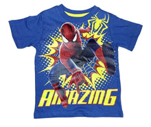 Load image into Gallery viewer, Marvel Little Boys' Spiderman Toddler Boys Tee Shirt

