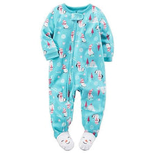 Load image into Gallery viewer, Carter's Baby Girls' 1 Piece Fleece Sleepwear

