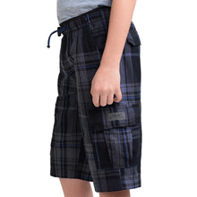 Load image into Gallery viewer, UNIONBAY Boys' 100% Cotton Cargo Short with Pull On, Elastic Waist
