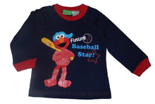 Load image into Gallery viewer, Elmo Toddler Boys Shirt ''Future Baseball Star '' (4T)
