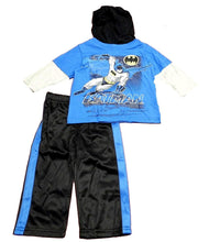 Load image into Gallery viewer, DC Comics Baby Boys' Batman 2 Piece Hooded Top and Pant
