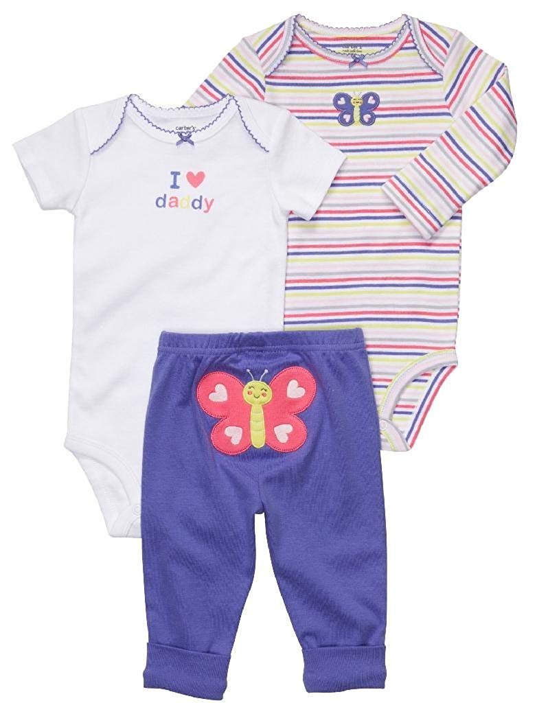 Carter's 3 Piece Mix and Match Butterfly Set (12 Months)