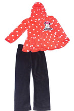 Load image into Gallery viewer, Disney Little Girls' Minnie Mouse 2pc Microfleece Polka Dot Set Red
