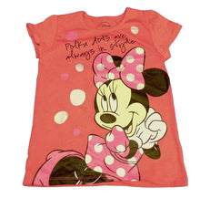 Load image into Gallery viewer, Disney Little Girls' Minnie Mouse Toddler Short Sleeve Tee Shirt
