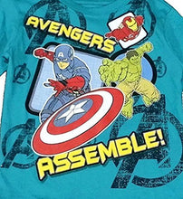 Load image into Gallery viewer, Marvel Avengers Little Boys' Toddler Boys Long Sleeve Shirt Tee Blue
