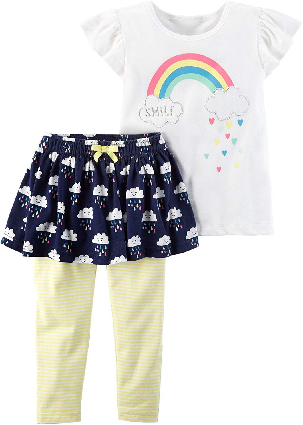 Carter's Baby Girls' 0M-24M 2 Piece Skirt Leggings Set