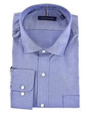 Load image into Gallery viewer, Tommy Hilfiger Men's Regular Fit Spread Collar Long Sleeve Dress Shirt
