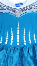 Load image into Gallery viewer, Disney Frozen Big Girls' Short Sleeve Tutu Dress Elsa Blue
